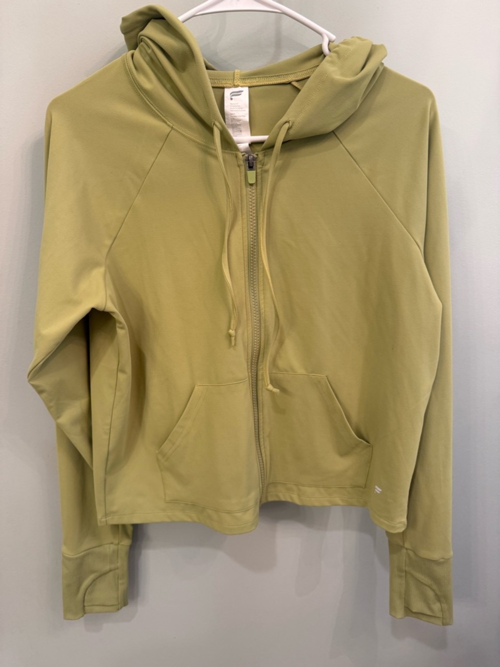 Fabletics oasis cropped zip Hoodie